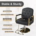 thumbnail image 6 of Salon Barber Chair,360° Swivel Hydraulic Salon Chair with Pump,Non-Tilting Hairdressing Chair for Salons Barbershop Hair Salon Spa Equipment,Black, 6 of 8