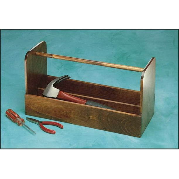 Wood Tool Box, Unfinished, Unassembled