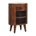 thumbnail image 2 of Lesuto Cortez Chestnut nightstand - Nordic Style, Wood, 0 Drawers, 2 of 12