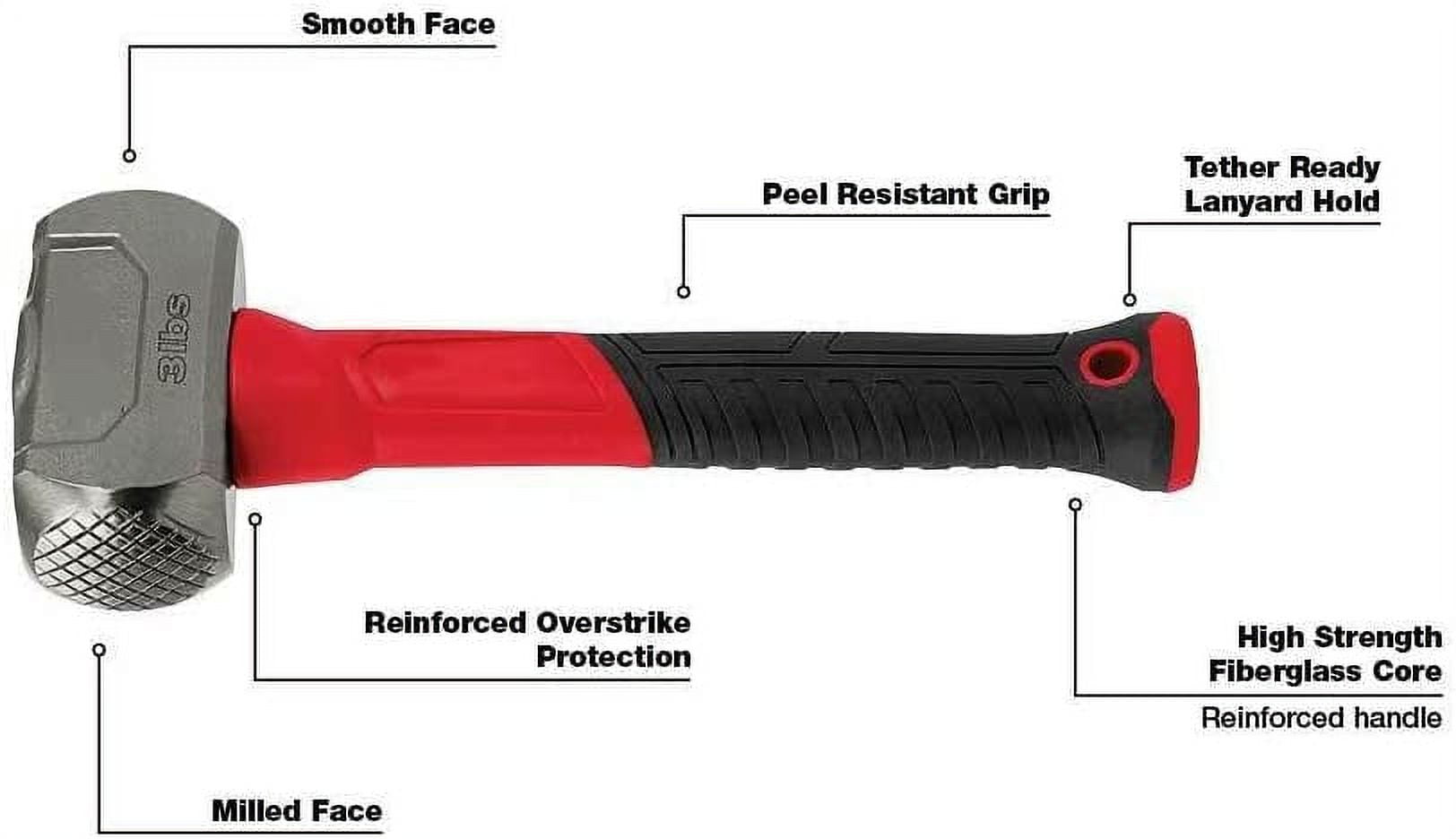 Milwaukee 3 pound hammer hot sale