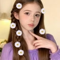 thumbnail image 5 of 20 PCS Daisy Hair Clips, Daisy Flower Hair Clips, Vintage Sun Flower with Hair Alligators Clips Hair Barrette for Women Wedding Hair Accessories for Brides, 5 of 7