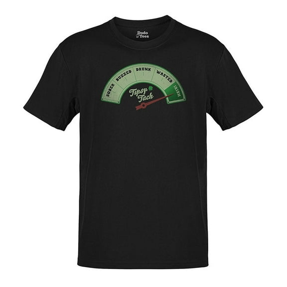 Funny St. Patrick’s Day Shirt for Adults – Tipsy Tach Drinking Tee
