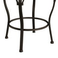 thumbnail image 6 of Hillsdale Furniture Granada Metal Padded Counter Height Swivel Stool, Dark Chestnut, 6 of 13
