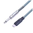 thumbnail image 1 of 6.35mm Male to USB Type-C Male Guitar Audio Cable 1/4Inch to USB-C Recording Cord Guitar to USB C R, 1 of 5