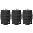thumbnail image 1 of Good Ideas Rain Wizard 50 Gallon Plastic Barrel Water Collector, (3 Pack), 1 of 7
