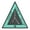 Gemstone Cyan, variant on Cancer Horoscope 4 Inch Iron Or Sew On Embroidered Fabric Badge Patch Astrology, Zodiac Iconic Series
