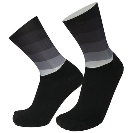 

Andoer Men Women Gradient Color Socks Silicone Antiskidding Breathable Short Socks for Cycling Running Mountaineering