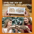 thumbnail image 3 of UGEARS 3D Puzzles for Adults - V-Express Steam Train with Tender Idea- 3D Wooden Puzzle Model Kits for Adults and Teens Building Kit Wooden Model Kits, 3 of 7