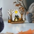 thumbnail image 2 of BNNG Halloween Decorations Acrylic Ghost Table Sign Pumpkin Black Cat Table Centerpieces Standing Tabletop Decoration Happy Halloween for Holiday Desk Tiered Tray Party Shelf Decor Farmhouse, 2 of 6