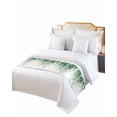thumbnail image 2 of Xipuska Green Eucalyptus Bed Runners for Queen Size Bed, Decorative Bed Throws for Foot of Bed, Fruit Leaves Branch Botanical Spring Bed Runner Sofa Throw Bedding Scarf Protector Slipcover, 2 of 6