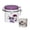 Provence 16.9 oz, variant on STP GOODS Provence Ceramic Storage Jar with Lid 25 fl oz (750 ml) Kitchen Canister Food Storage Container for Food Sugar Spice Organizer Jars, Purple and White