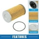 thumbnail image 4 of Filtro de aceite de motor Unique Bargains No.317263JX0A con O Ring para Nissan Juke 2011-2016 Plástico Papel Negro, 4 of 6