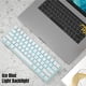thumbnail image 5 of Teclado mecánico mini 60 % con interruptores azules, azul hielo Levamdar CZDZ-HY62, 5 of 5