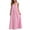 *1-Pink, variant on VBVC Women's Backless Adjustable Strap Maxi Dress,Ladies Ruched Bust Flowy Long Dress,Casual Summer Beach Sundress For Women,Black,S-2XL