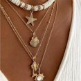 thumbnail image 3 of HSHDLDF Collier Coquillage Puka pour Femmes Hommes Collier Surfeur Coquillage Cordon Collier Collier Ras du Cou Perles Colorées Collier Ajustable Été Boho Hawaii Boucle Perle Collier Bijoux Coquillage Naturel, 3 of 6