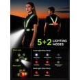 thumbnail image 3 of Luz para correr Acso de 500 lúmenes con chaleco reflectante impermeable, 3 of 7