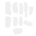 thumbnail image 4 of 10PCS Silicone Réutilisable, Peigne Transparent, Ornements pour Miroirs à Main, 4 of 8