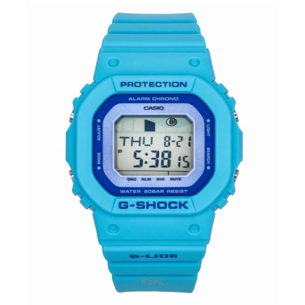 Casio Reloj G-Shock G-Lide Digital de Cuarzo con Correa de Resina de Base Biológica GLX-S5610-2, 200 M, para Mujer