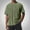 Army Green, variant on Mens Heavyweight Cotton T Shirts with Pocket- Short Sleeve Casual Loose Fit Crewneck Distressed Tees Brown Size S-5XL