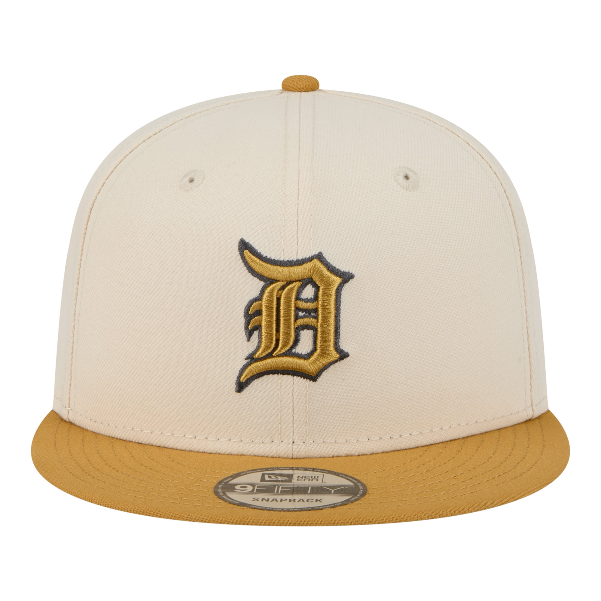 Men's New Era Light Beige/Khaki Detroit Tigers 2-Tone Color Pack 9FIFTY Snapback Hat