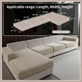thumbnail image 2 of Sectional Couch Covers Wear Stretch Sofa Covers Washable Soft Couch Cushion Covers Slip Furniture Protector Sofa Slipcovers for Pets( Pieces Seaters+ Chaise Dark ), 2 of 7