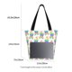 thumbnail image 3 of Fotbe Rainbow Llama Bolsa de Playa con Estampado, Bolsa de Hombro, Bolsa de Mano Espaciosa, Bolsa de Viaje Ligera, Bolsa de Compras Versátil, 3 of 6