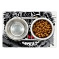 thumbnail image 1 of Safari Pet Mat for Food and Water, Illustration of Charismatic Tiger Territorial Predator Power with Patterns, Non-Slip Rubber Mat for Dogs and Cats, 18" X 12", by Ambesonne, 1 of 1