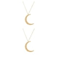 thumbnail image 1 of Collar de cadena Minnieouse Ajustable Luna Colgantes de Oro 2piezas, 1 of 6