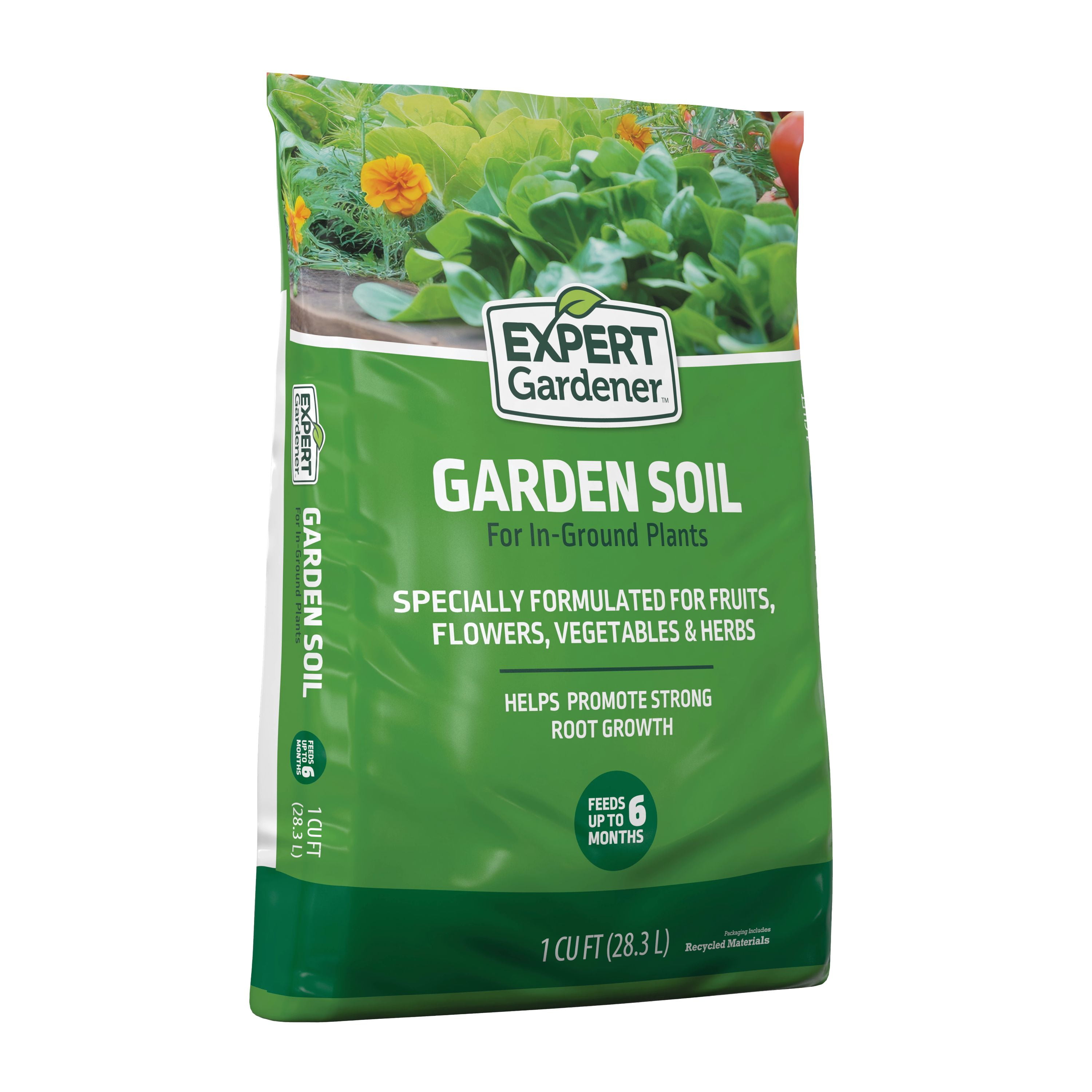 Expert Gardener Garden Soil for In-Ground Plants, 1 cu. ft.