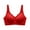 Red, variant on ameIAEA Seamless T Shirt Bra for Women V Neck Seamless Bra No Underwire Push Up Smoothing Bra