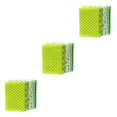 thumbnail image 1 of Matsuzay 7 piezas de tela de algodón con estampado de flores, surtido de varios colores, costura acolchada, conjunto de costura de tejido liso, Verde 3piezas, 1 of 6