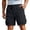 Black, variant on Cargo Shorts for Men Summer Casual Elastic Waist Loose Fit Lightweight Outdoor Walking Shorts with Pockets