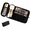 black, variant on Travel Makeup Brush Holder Bag Roll-Up Cosmetic Organizer Case, Portable Foldable Makeup Storage Bag for Women