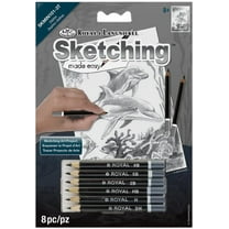 SKMIN-101 | Sketching Made Easy™ Dolphins 8pc 5" x 7" Sketching Art Project
