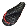 thumbnail image 5 of Down Thermal Mummy Sleeping Bag -15°C Insulated Camping Backpacking Sleep Bag - Black 400g, 5 of 6