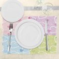 thumbnail image 3 of Ambesonne Valentine Place Mats Set of 4, Hearts Dots Colorful, Standard Size, Multicolor, 3 of 6