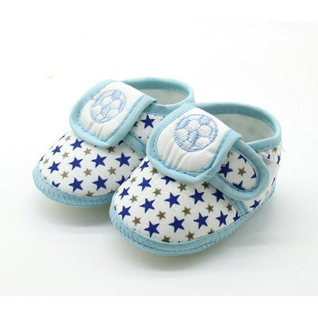 

Uccdo Newborn Baby Star Pattern Crib Shoes Infants Anti Slip Warm Booties Boots