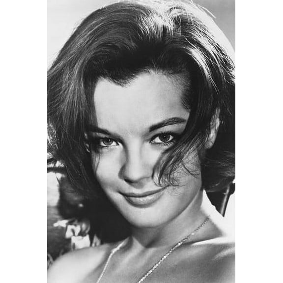 Romy Schneider Striking Head Shot 24X36 Poster