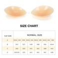 thumbnail image 6 of Reusable Sticky Bra with 1 Pairs Nipple Covers, Adhesive Bra, Strapless Bras for Women, Invisible Push Up Silicone Bra, Nude, C, 6 of 8