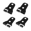 4pcs Car Door Hinge Cover Sticker Decor Accessories for Jeep Wrangler JL JLU for Gladiator JT 2018-2021 2 Doors Black