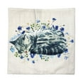 thumbnail image 2 of Cat |  Watercolour | Cat Pillow | Cute Cat | Cat Gifts | Cat Decor | Cat Photo | Gifts for Cat Lovers | Accent pillow | Throw Pillow Covers, 2 of 3