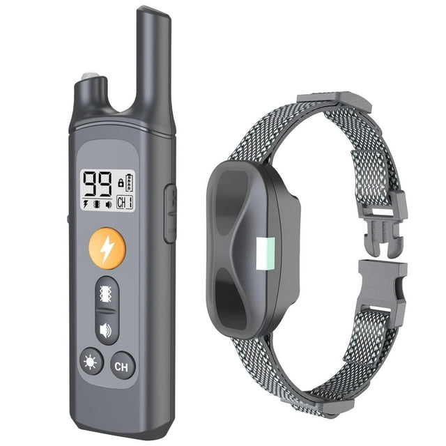 BEFYUS Anti Dog Bark Collar with Remote - Smart Waterproof Dog Training Shock Collar for 8-120 lbs Small Medium Large Dogs with Adjustable Safe