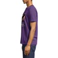 thumbnail image 2 of 250th Anniversary USA Patriotic Purple Graphic T Shirts for Men, 1776-2026 Flag Short Sleeve Tee with Exquisite Heat Transfer Print - 5XL, 2 of 3