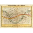 thumbnail image 2 of Burritt, Elijah 32x24 Gold Ornate Wood Framed with Double Matting Museum Art Print Titled - A Celestial Planisphere, or Map of the Heavens, 1835, 2 of 4