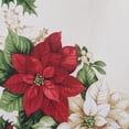 thumbnail image 5 of Elrene Home Fashions Poinsettias Tablecloth, Red and White, 60" x 120" Rectangle, 5 of 5