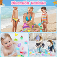thumbnail image 5 of Juguete De Playa Niños Cubo Arena Juguete Pala Regadera 20pc  Belug, Multicolor, 5 of 5
