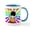 White/Blue Inside, variant on CafePress - Morning Joe Mug - 11 oz Ceramic Mug - Novelty Coffee Tea Cup