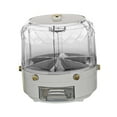 thumbnail image 4 of AMLESO 360 Rotary Cereal Dispenser Container Countertoptop Organizer 6 Organization Dry Gray, 4 of 6