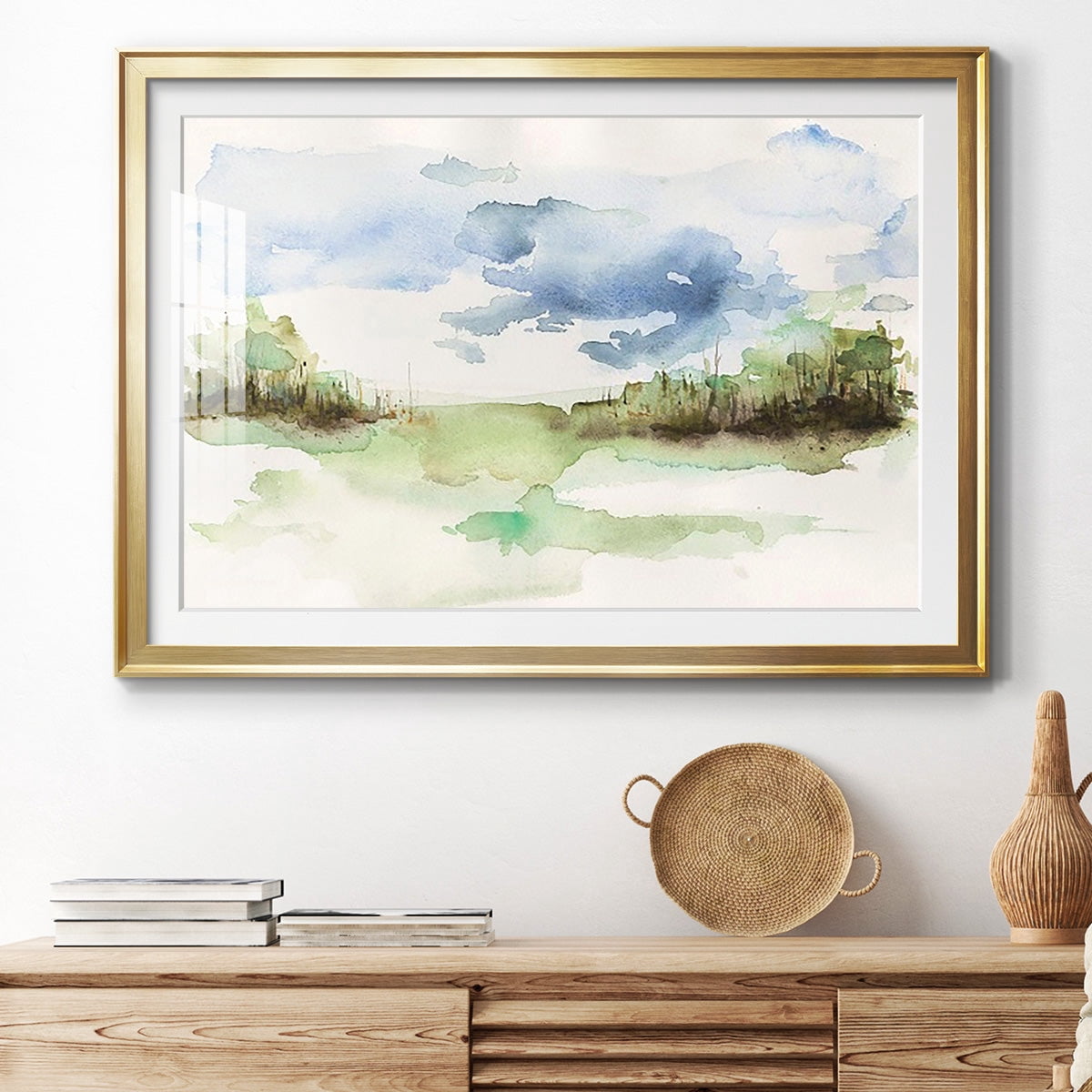 Brush Thickets I Premium Framed Print - Ready to Hang