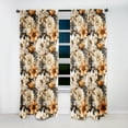 thumbnail image 2 of Designart "Natural Grace I" Floral Beige Curtain 1 Panel, 2 of 6